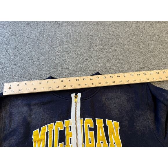 Stadium Athletics Men Large Blue Michigan Pullover Crewneck Sweatshirt - Picture 4 of 16